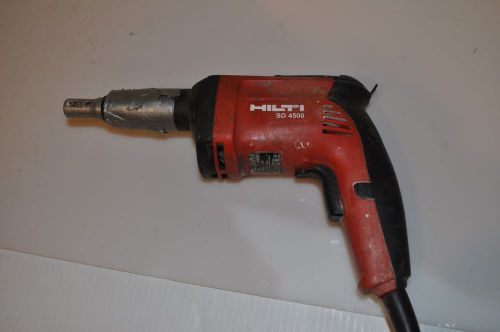 CORDED ELECTRIC HILTI SD 4500 HIGH SPEED DRYWALL SCREWDRIVER SD4500