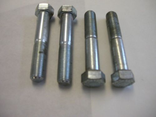 Hex head cap screw bolt 7/16-20 x 2-1/2&#034;  grade 8 package of 4 for sale