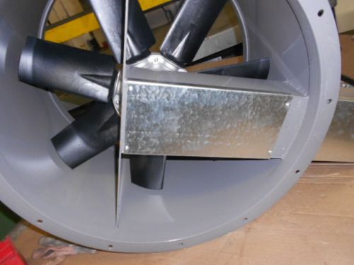 24&#034; DIA TUBE AXIAL EXHAUST FAN FOR PAINT SPRAY BOOTH