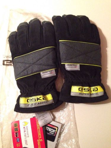 Eska structural firefighting gloves fdny tested , size large for sale