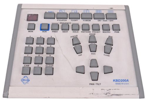 Pelco KBD200A CCTV Security Camera PTZ Controller Monitoring Keyboard Keypad