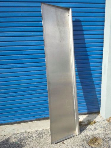 Stainless steel 84&#034; Wall Mount Dish Drying Shelf 4 Racks
