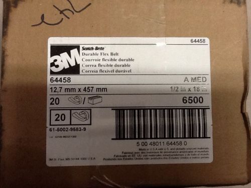 3M 64458 Durable Flex Belt 1/2&#034; x 18&#034; (Box Of 20)