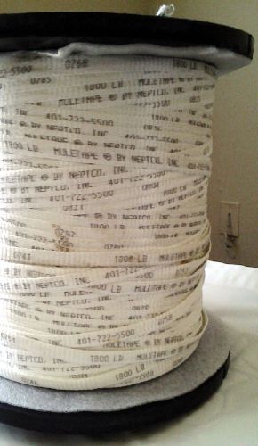 Neptco 1800 lb mule tape wp1800 muletape 1/2&#034; x 2260&#039; polyester pull tape spool for sale
