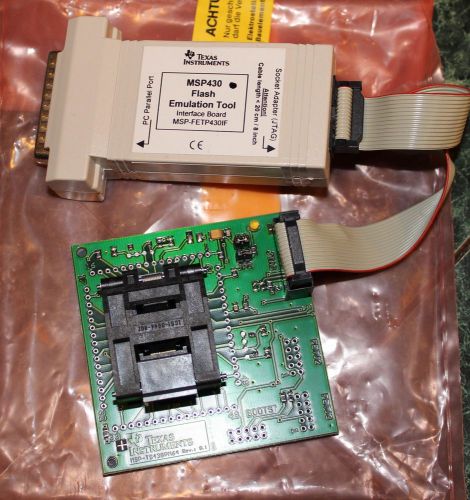 Texas Instruments MSP430 Flash Emulation Tools JTAG with ZIF sockets (TQFP,SOIC)