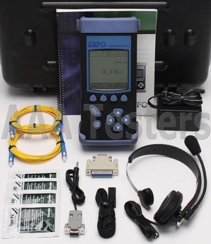 Exfo maxtester fot-922-23bl-ei sm fiber tester w/ talk set fot-920 fot-922 for sale