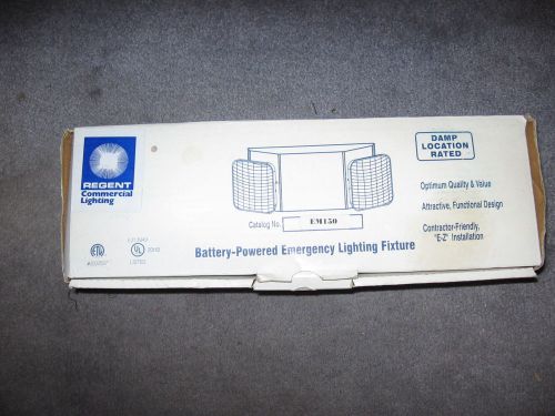 Regent Battery Powered Emergency Lighting Fixture (damp location rated) see pics