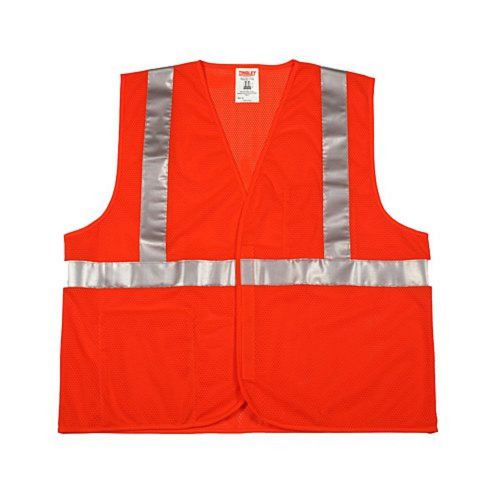 Tingley rubber 2XL / 3XL Fluorescent Orange, High Visibility Safety Vest
