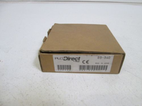 PLC DIRECT CPU MODULE D3-340 *NEW IN BOX*