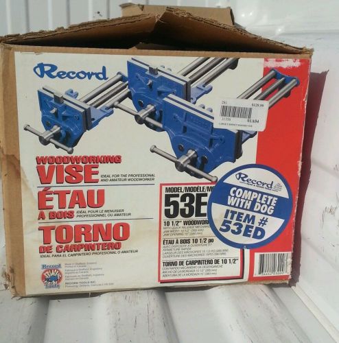 Genuine record #53e quick release wood vise - made in england for sale