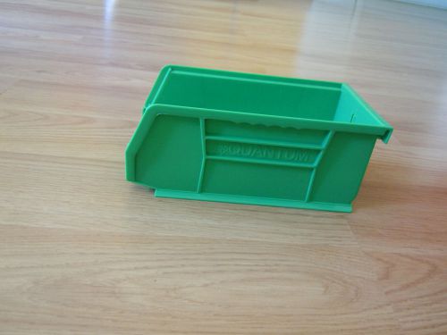 Stackable Bin Boxes, 4&#034;H x 4 1/8&#034;W x 7 3/8&#034;D, Green (24)-Pick up only