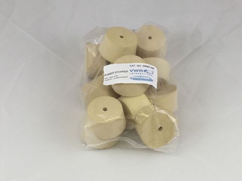VWR Rubber Stoppers 45X37mm One-Hole - P/N: 59584-296