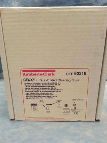 Kimberly-Clark CB-X*II Dual Ended Cleaning Brush New Box of 50 REF 60219