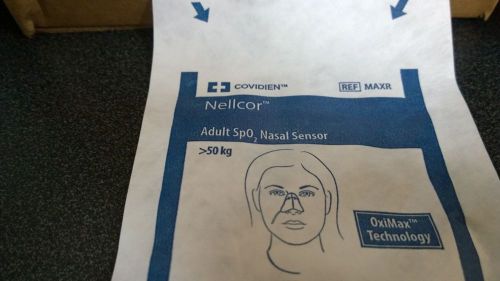 Covidien Nellcor Ref # MAXR Adult SP02 Nasal Sensor SEALED/NEW (24 in ea box)