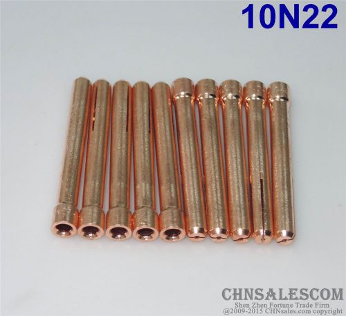 10 pcs 10N22 Collets for Tig Welding Torch WP-17 WP-18 WP-26 1.0mm 0.040&#034;