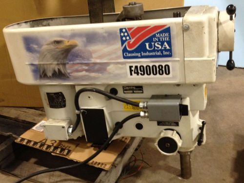 Late model clausing mdl. 2277 20&#034; vari-speed drilling head, 1.5/.75 hp for sale