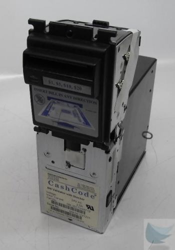 CashCode SM-2017US8719 Bill Validator w Stacker &amp; Lockable Cassette 1000