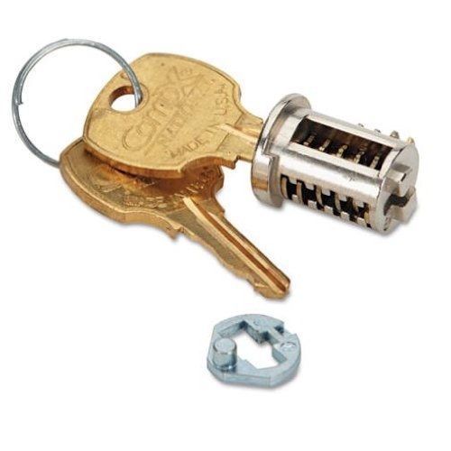 Hon f23cx lock core kit, removable, 2-keys, chrome for sale