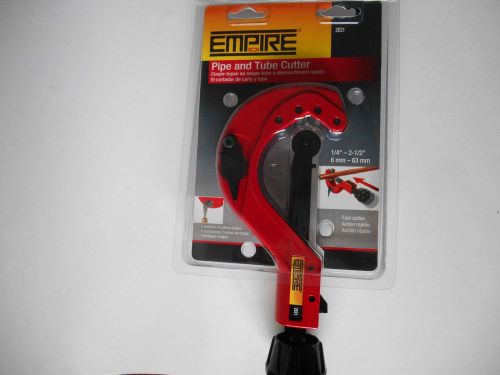Empire Level 2831 1/4&#034; To 2-1/2&#034; Tubing And Pipe Cutter New