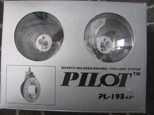 New pilot performance lighting pl-193pilot 4.5&#034; round driving light kit  clear for sale