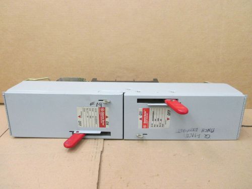 General Electric Spectra Series ADS36030HD and ADS36030HS 30 Amp 600V 20Hp Dual/