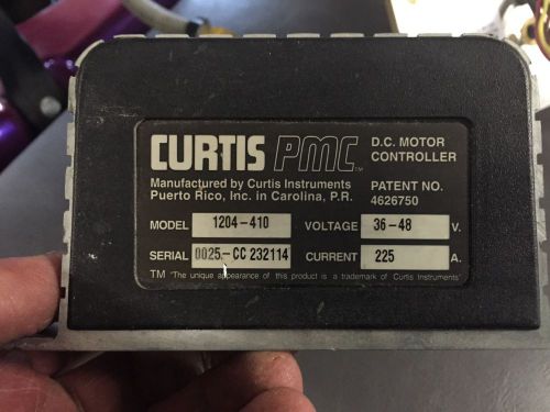 Curtis 36-48 volt motor controller for sale