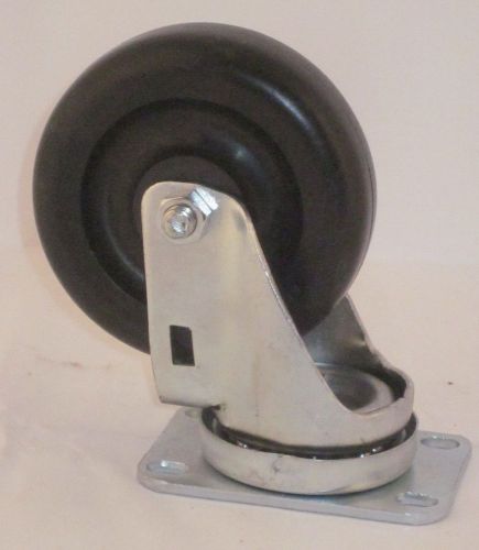 Set of albion faultless 4&#034; x 1.25&#034; polypropylene caster wheel 300# non marking for sale