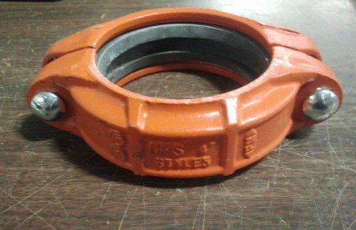 4&#034; Fire Sprinkler Ductile Iron Pipe Joint Coupling Style 5 by CPS