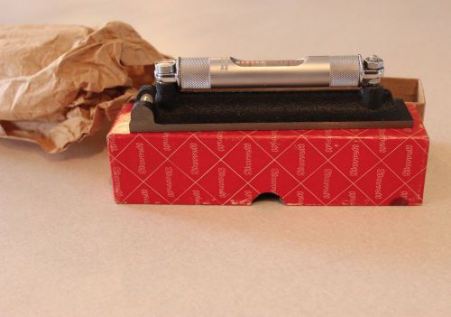 Mib starrett machinists 6&#034; level 98-6 with ground vial for sale