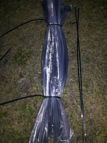 150 pcs.4ft long black nylon zip ties