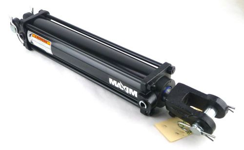 Maxim 218-338 3&#034; bore 14&#034; stroke 2500 psi double acting hydraulic cylinder 1ac for sale