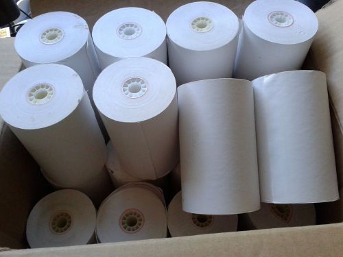 4 1/2&#034; adding machine/register paper - Lot of 21 rolls