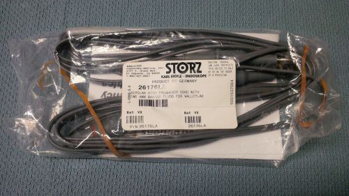 Karl storz 26176la bipolar high frequency cord w/two 4mm banana plugs - new for sale