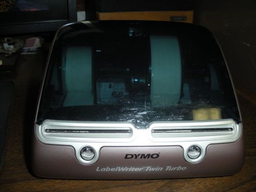 Dymo Labelwriter Twin Turbo 93085 Dual Label Printer. W/Two Rolls Label. Nice!!