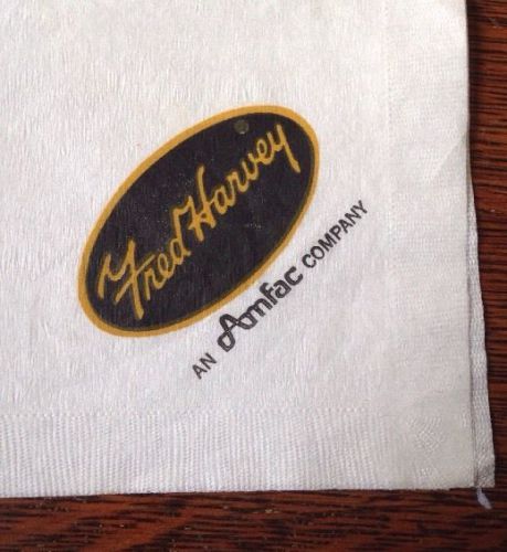 Fred Harvey Napkin Harvey House Restraurant