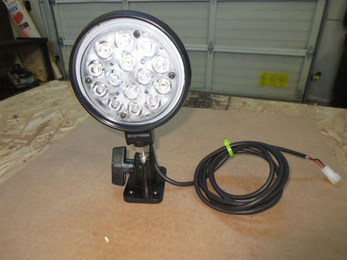 Whelen model psbp12 led spotlight pedestal mount with switch &amp; handle for sale