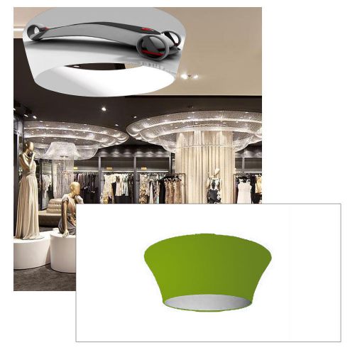 14ft tapered circle fabric tension hanging sign(graphic printing included) for sale