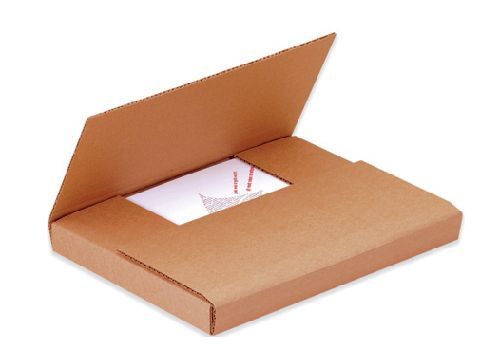 20 - 12 1/8 x 9 1/8 x 2 Kraft Multi Depth Bookfold Mailer Book Box Bookfolds