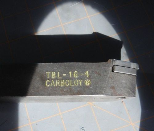 Carboloy 1&#034; shank TBL-16-4  Indexable Tool holder