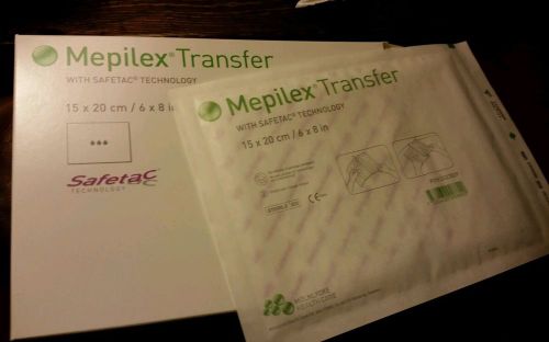 Mepilex Transfer With SAFETAC Molnlycke 6x8 in box of 5