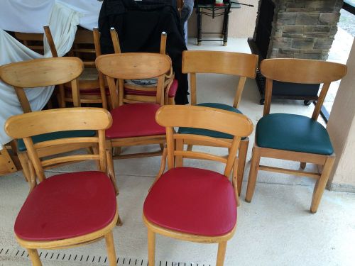 USED RESTAURANT 58 CHAIRS MADE IN AMERICA BY ROBERTSON FURNITURE