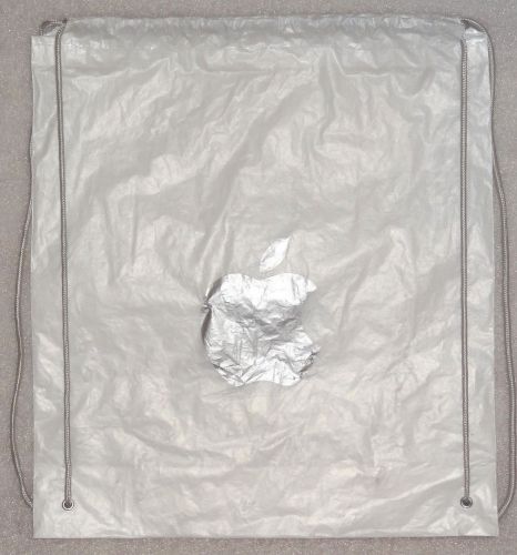 Apple Store Logo Computer Laptop Drawstring Backpack Bag Plastic 19x17