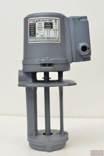 1/8 HP Machinery Coolant Pump, 110/220V, 1PH, 130mm (5&#034;) Shaft, CE, FLAIR