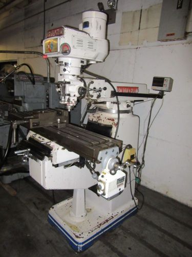 Birmingham (bridgeport) vari speed ram type vertical turret milling machine  dro for sale