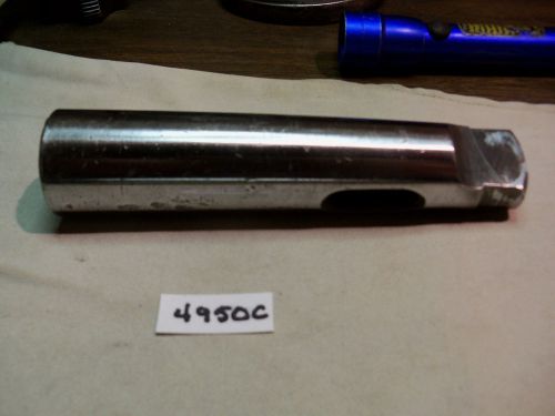 (#4650c) used soft no.3 to no.4 morse taper drill sleeve or adaptor for sale