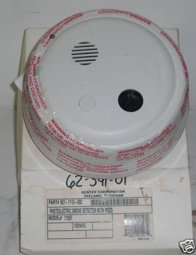 Gentex corp photoelectric smoke detector with piezo for sale