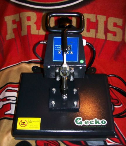 MINT! 2012 Gecko GK800 12&#034; x 9&#034;  Swing Away Heat Press Machine gk-800 600watts!!