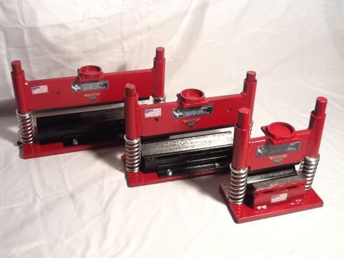 SET OF 3  PRESS BRAKES  FOR UP TO 20-TON SHOP PRESSES 4&#034;,8&#034;,10&#034;