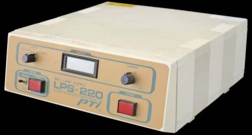 Pti photon technology lps-220 arc lamp dc power supply unit psu 115v/4a 220v/2a for sale