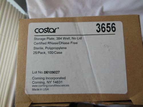 Corning 3656 384 Well Clear Round Bottom Polypropylene Not Treated Microplate